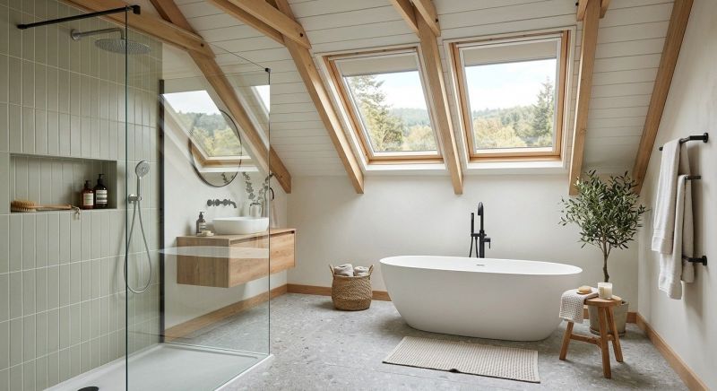 Attic Bathroom Remodeling in Knox County, OH