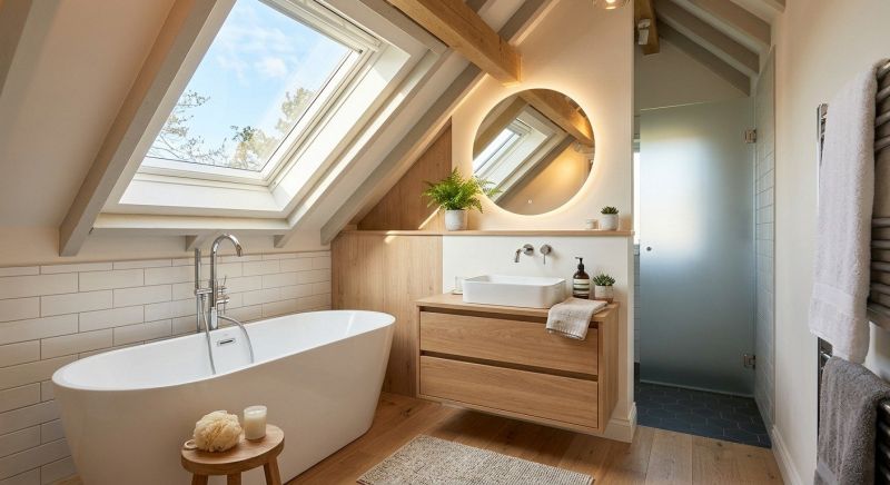 Attic Bathroom Remodeling in Knox County, OH