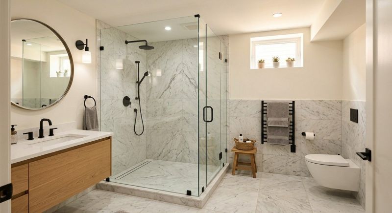 Basement Bathroom Remodeling in Knox County, OH